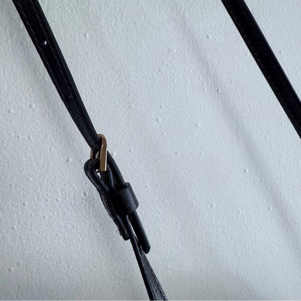 Fossil Harwell Mini Flap Crossbody Black Leather - Picture 3 of 11